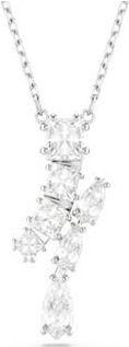 Swarovski Matrix Pendant Motif Rhodium Shiny White