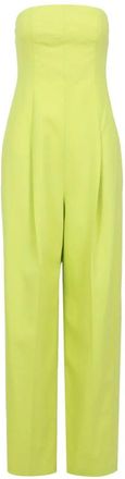 Philosophy di Lorenzo Serafini Mouwloze jumpsuit - Dames - Jumpsuits - Geel - XS - Wol - Jumpsuits & Playsuits