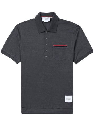 Thom Browne Rwb Cotton Polo Shirt