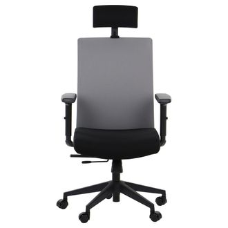 OEM Silla Giratoria Riverton F/h Con Asiento Extensible - Varios Colores - Negro-gris