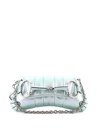 Gucci Horsebit Chain Vertical Quilted Leather Small shoulder bag - Green