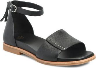 S&ouml;fft Reyna Ankle Strap Sandal in Black at Nordstrom, Size 7.5