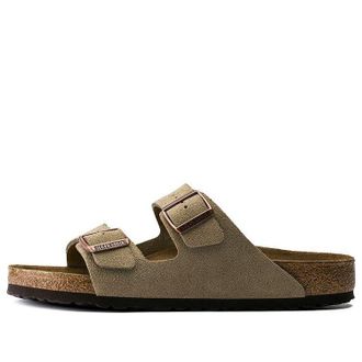 Birkenstock Arizona Soft Footbed Suede Leather Taupe 951301