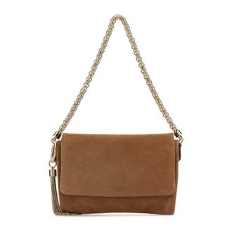 Jimmy Choo London Shoulder Bags, female, Brown, Size: ONE SIZE Callie Flap