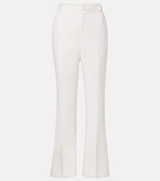 Vince Mid-rise flared pants