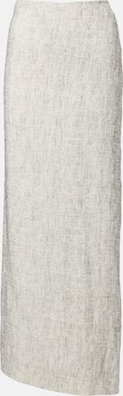 The Row Falda larga de lino y seda