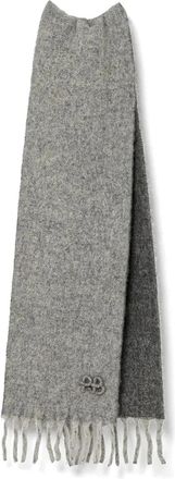 Ruslan Baginskiy Sciarpa con ricamo - Grigio
