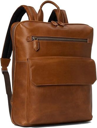 Johnston & Murphy Rhodes Commuter Backpack Backpack Bags Tan Full Grain