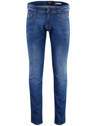 Replay Anbass broek blauw stretch