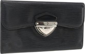 Louis Vuitton Pre-owned Wallets, female, Black, Size: ONE SIZE Pre-owned Long Wallet