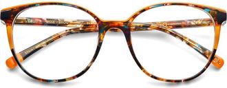 Etnia Barcelona Lisse Rounded Cat-Eye Sunglasses with Tortoiseshell Pattern