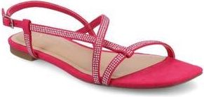 Journee Collection Francis Slingback Sandal in Fuchsia at Nordstrom Rack, Size 7.5