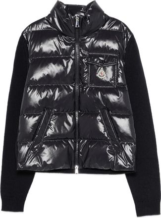 Moncler Padded Knitted-panels Jacket