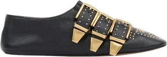 Chlo&eacute; Susanna Flat - Dames - Ballerinas - Zwart - 36 1/2 EU - Leer - Schoenen