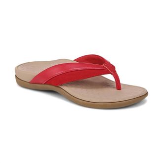 Vionic Womens Shore Slippers In Fruit Punch Suede