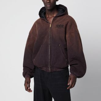 Willy Chavarria Brown cotton Juggernaut jacket