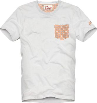 MC2 Saint Barth T-shirts en Poloshirts Wit - Heren - T-shirts - Wit - M - Katoen - Tops