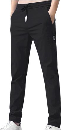 Generic Fleece Lined Trousers Men Drawstring Elasticated Waist Tracksuit Bottoms with Pockets Mens Joggers Casual Thermal Warm Winter Clothes (UK, Alpha, L, R