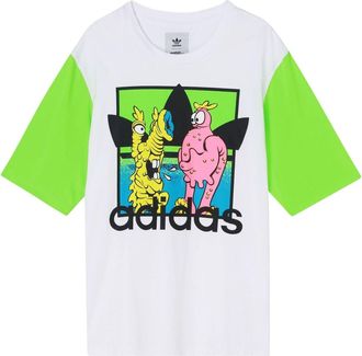 adidas Originals X Jeremy Scott T-Shirts White Green H53371