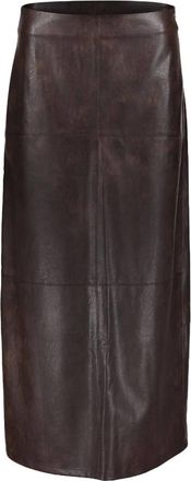 Geisha Dames, Rokken, Bruin, Maat: S Leer