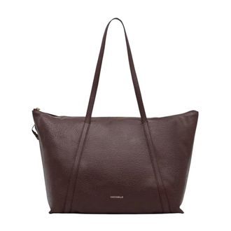 Coccinelle Nory Shopper - unisex - Tassen - Bruin - Maat: ONE Size Leer