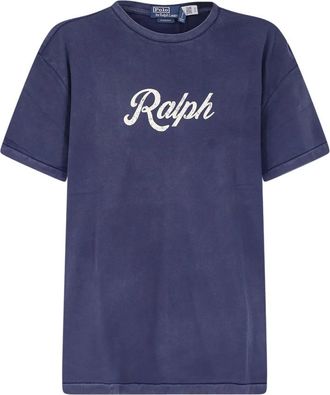Polo Ralph Lauren The Ralph Logo T-Shirt - Heren - T-shirts - Blauw - M - Katoen - Tops