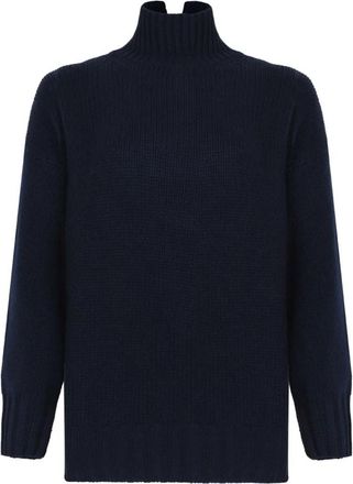 Douuod High Neck Sweater - Dames - Coltruien - Blauw - XS - Truien & Vesten
