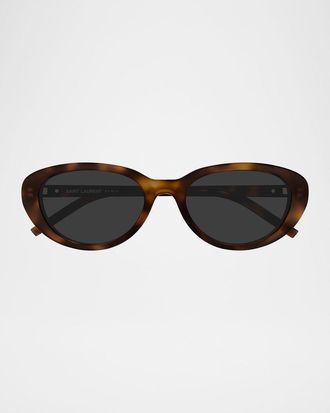 Saint Laurent 55mm Acetate Cat-Eye Sunglasses