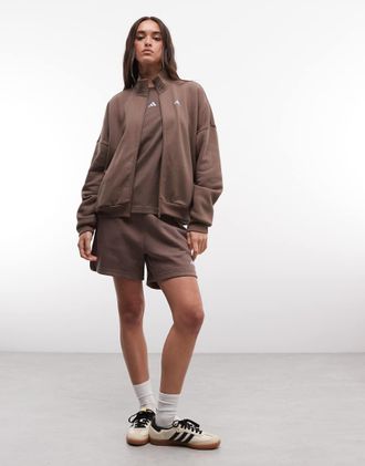 adidas adidas Sportswear track top a tre strisce Studios marrone