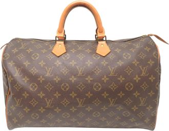 Louis Vuitton Brown Monogram Boston Bag (Pre-Owned)