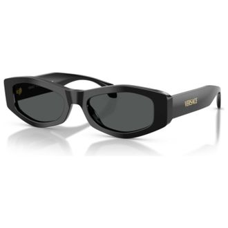 Versace Womens 54mm Black Sunglasses VE4487F-GB1-87-54