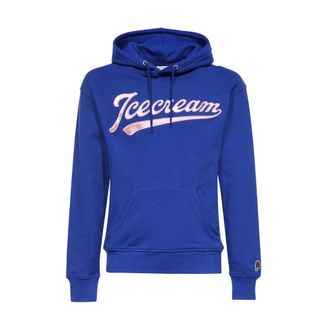 Icecream Icecream, Heren, Sweatshirts & Hoodies, Blauw, Maat: XS Katoen