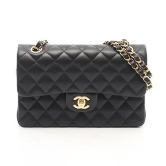 Chanel Pre-owned Vintage Schoudertas - Dames - Pre-owned - Zwart - Maat: ONE Size Leer