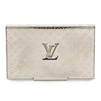 Louis Vuitton Pre-owned Porte Carte Champs Elysees Card Case - Heren - Pre-owned - Grijs - Maat: ONE Size