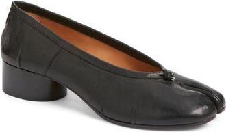 Maison Margiela Tabi Ballerina Pump in Black at Nordstrom, Size 8.5Us