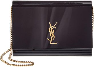 Saint Laurent Vicky Minaudiere Plexiglas Shoulder Bag