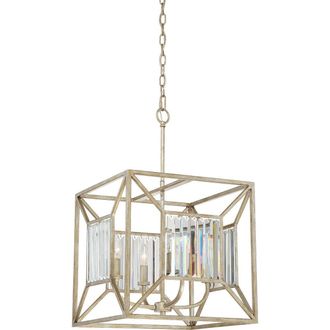 Loops 4 Bulb Ceiling Pendant Light Fitting Vintage Gold LED E14 60W Bulb