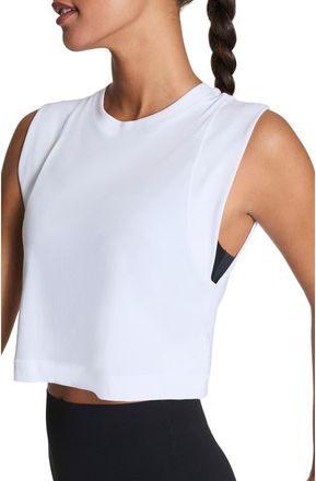 Spanx Supernaturals Muscle Tee in Vivid White at Nordstrom, Size X-Small
