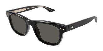 Montblanc MB0254S 005 Mens Sunglasses Black Size 53