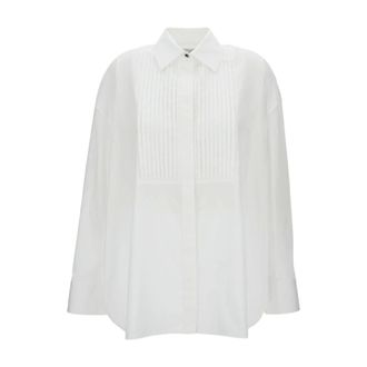 Golden Goose Shirts, female, White, Size: XS Oversized Cotton Poplin Shirt