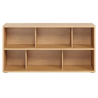 Miliboo Miliboo - Estanter&iacute;a Baja Acabado De Madera Clara De Roble 140 Cm Epure