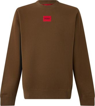 HUGO BOSS Felpa girocollo Diragol212 - - Sweatshirts & Hoodies - Uomo - Marrone - XS