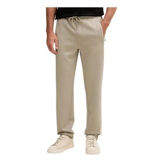 Karl Lagerfeld Broeken, Heren, Beige, L, Polyester, Joggers met trekkoord