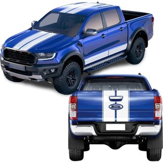 OEM Juego De 5 Pegatinas De Vinilo Para Coche: Para Cap&oacute;, Puerta Lateral, Techo, Puerta Trasera, Franjas Gr&aacute;ficas, Geniales, Compatibles Con Ford Ranger 2