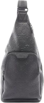 Louis Vuitton Pre-owned Duo Sling Bag Monogram Shadow Waist Bag - - Pre-owned - Uomo - Nero - ONE SIZE