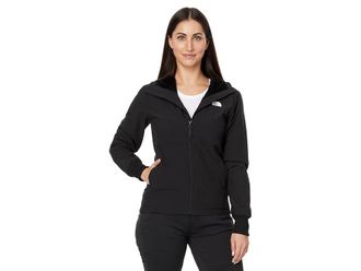 The North Face Shelbe Raschel Hoodie Womens Coat TNF Black-NPF : 2XL, Fleece/Polyester/Elastane