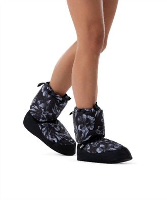 Bloch Womens Warm Up Bootie In Black Floral