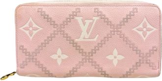 Louis Vuitton Monogram Empreinte Pink Monogram Empreinte Coin Purse/Coin Case (Pre-Owned)