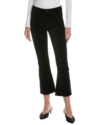 Frame Denim Frame Le Crop Black Velveteen Mini Bootcut Jean