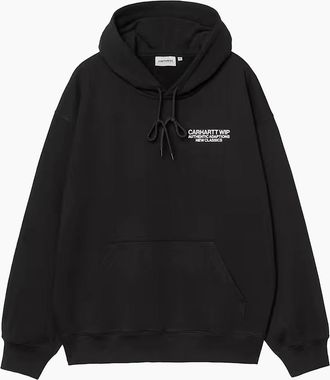 Carhartt Work in Progress Mens Carhartt WIP Sean Hamilton Hoodie Black - Size: 38